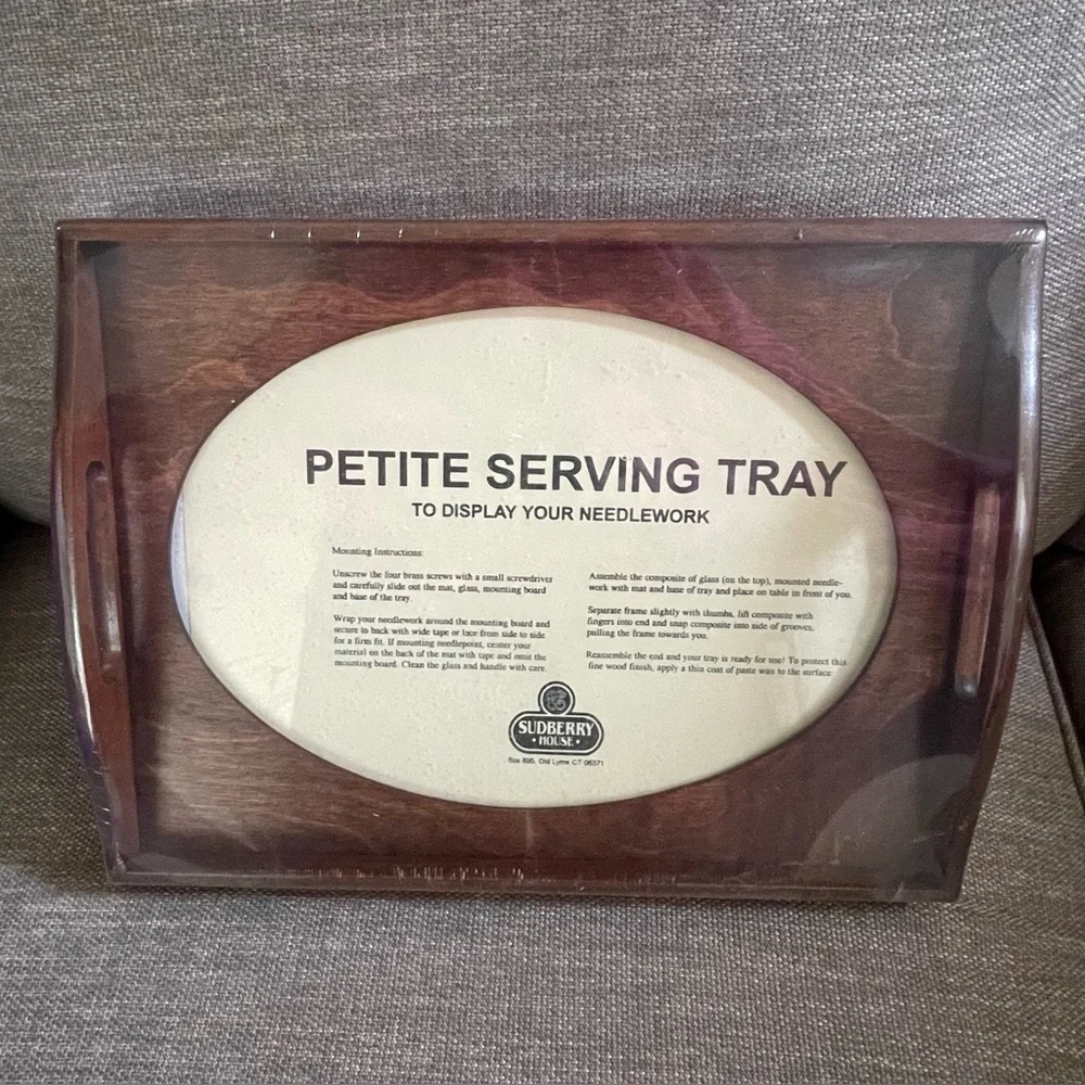 Sudberry House Mahagony Petite Serving Tray